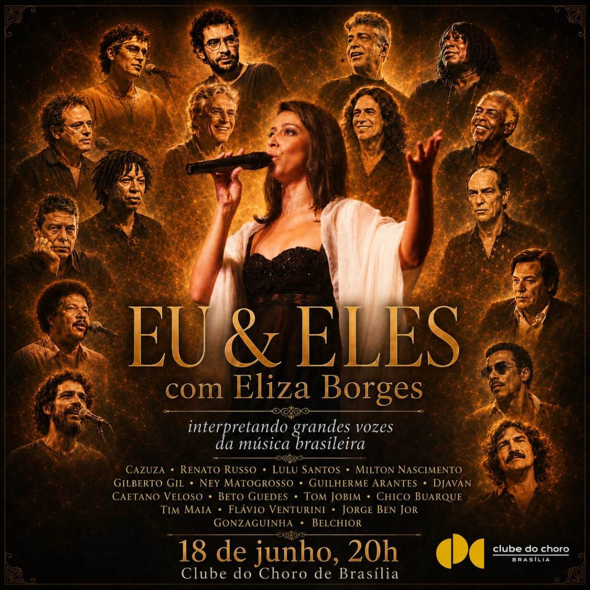 Cartaz de divulgação do show Macaque in the trees