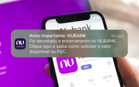 Nubank nega liquida&ccedil;&atilde;o ap&oacute;s mensagem de alerta a correntistas