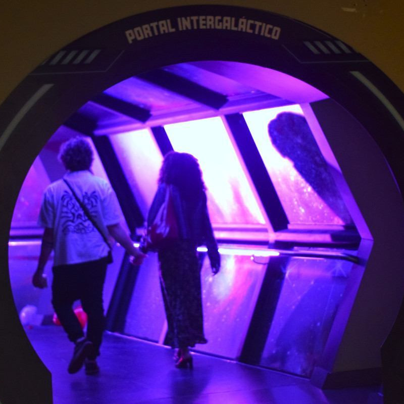 A exposições permanente também receberam iluminação especial