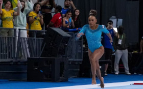 Rebeca Andrade conquista ouro no salto e brilha no Pan do Rio