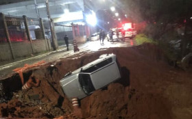 Crateras se abrem na Grande S&atilde;o Paulo