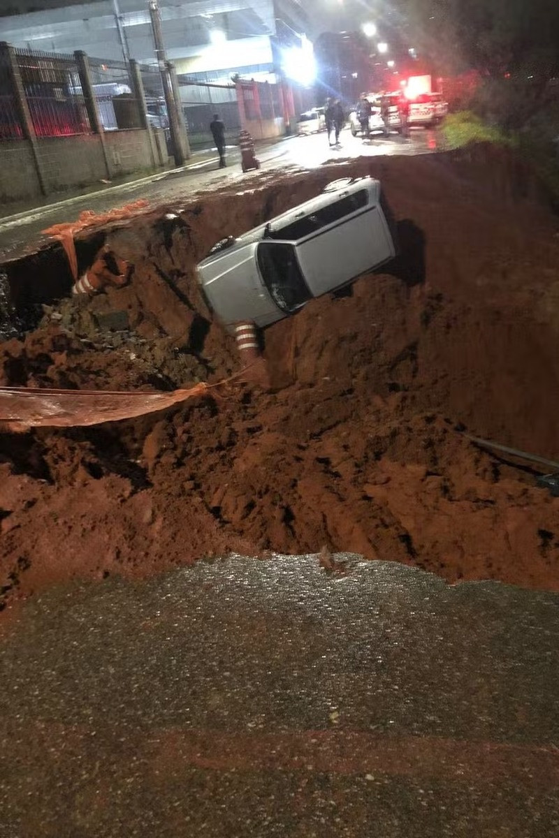 Crateras se abrem na Grande S&atilde;o Paulo