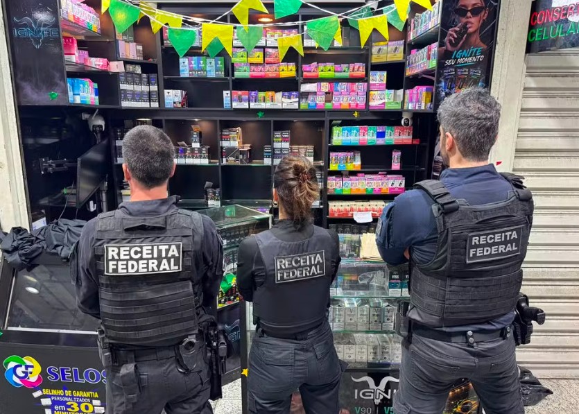 Opera&ccedil;&atilde;o recolhe 13 mil vapes no Centro