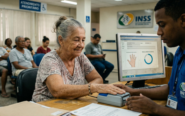 INSS passa a exigir biometria para concess&atilde;o de benef&iacute;cios sociais