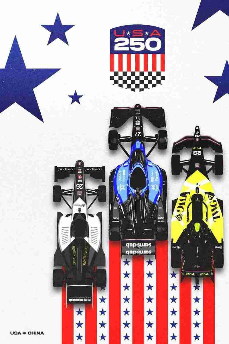 Andretti Global ter&aacute; pintura especial pelo 4 de julho