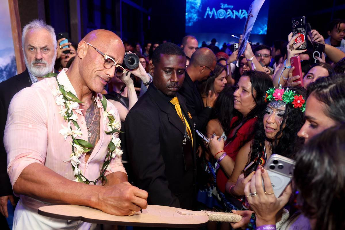 Dwayne Johnson encanta o Rio de Janeiro com evento de 'Moana' na Ilha Fiscal