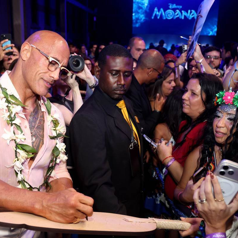 Dwayne Johnson encanta o Rio de Janeiro com evento de 'Moana' na Ilha Fiscal