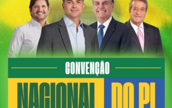 Jair Bolsonaro aparece em banner de divulga&ccedil;&atilde;o da conven&ccedil;&atilde;o do PL