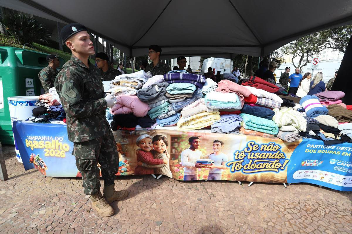 Campanha do Agasalho em Campinas passa de 10 toneladas