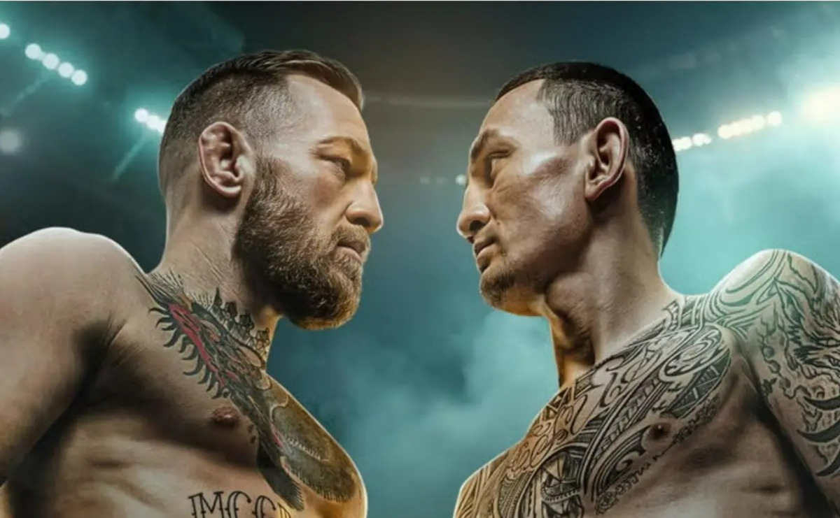 Max Holloway e Conor McGregor se enfrentam pelo UFC 329