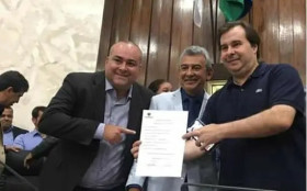 Did&ecirc; e Rodrigo Maia
