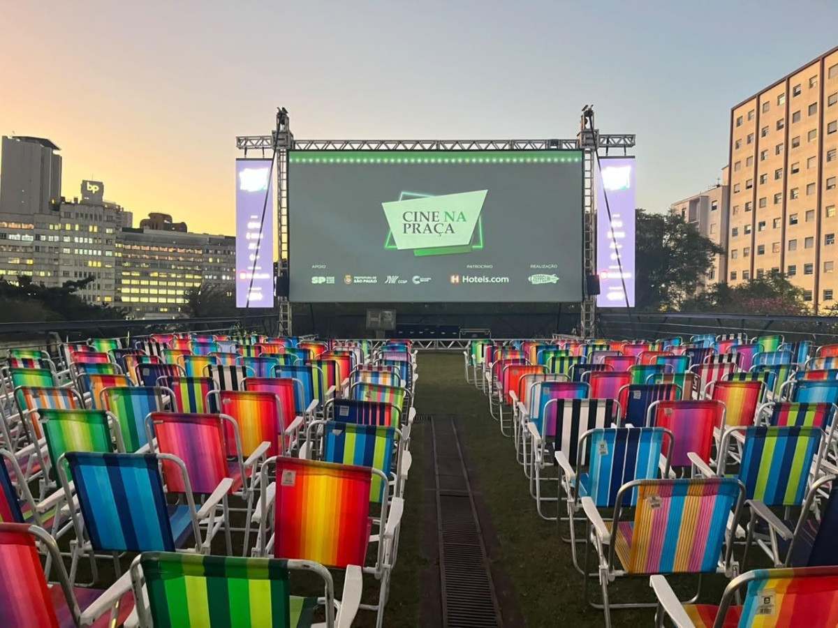 CCSP recebe sess&otilde;es gratuitas de cinema ao ar livre