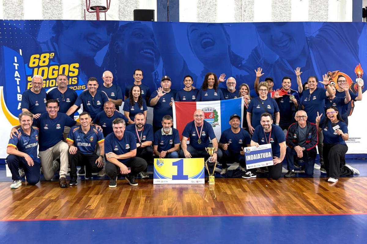 Indaiatuba celebra o pentacampeonato nos 68&ordm; Jogos Regionais em Itatiba