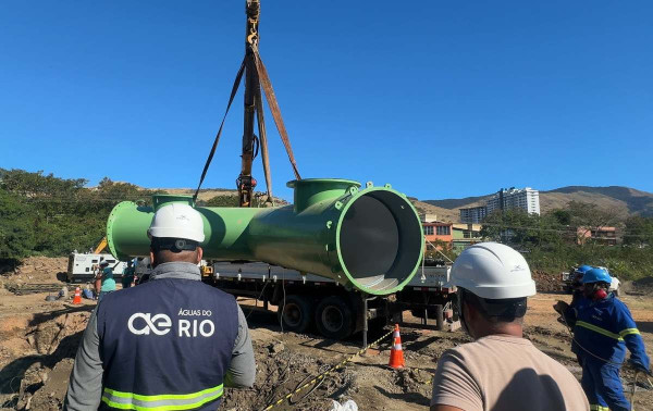 &Aacute;guas do Rio faz interven&ccedil;&atilde;o no sistema de &aacute;gua