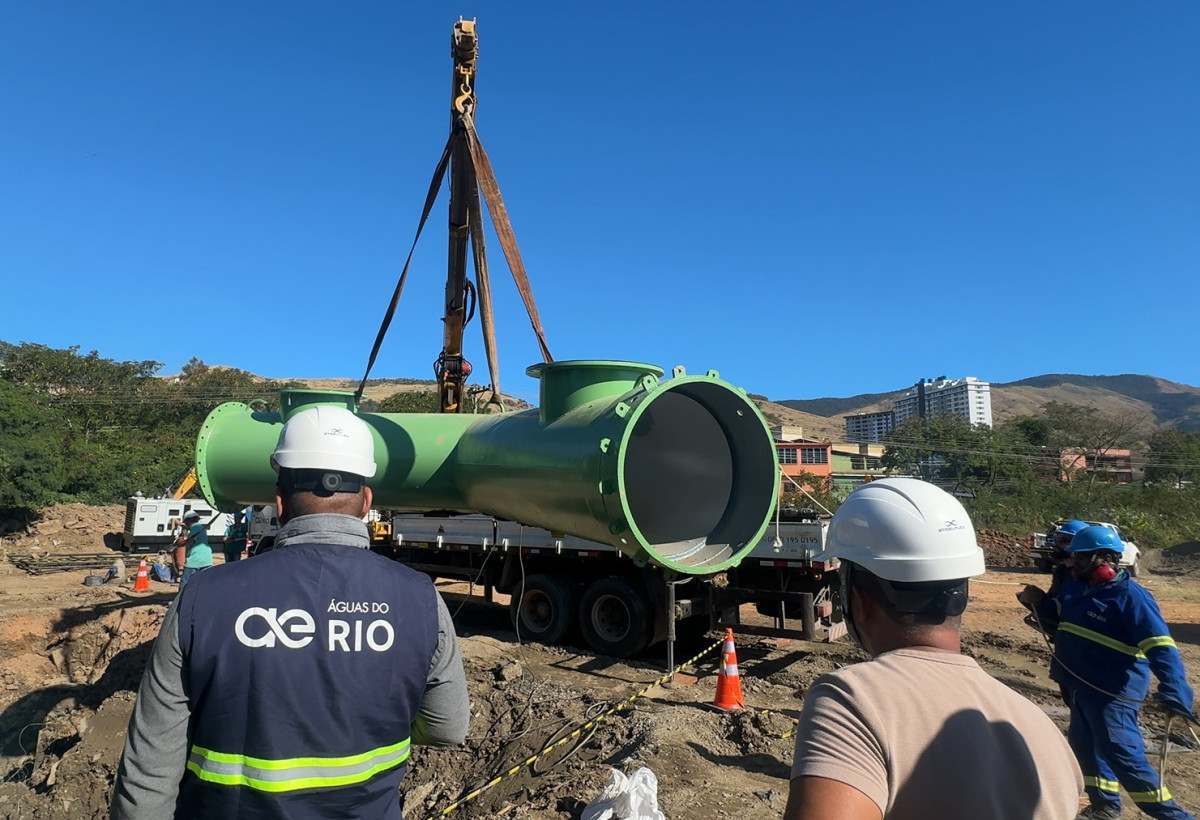 &Aacute;guas do Rio faz interven&ccedil;&atilde;o no sistema de &aacute;gua