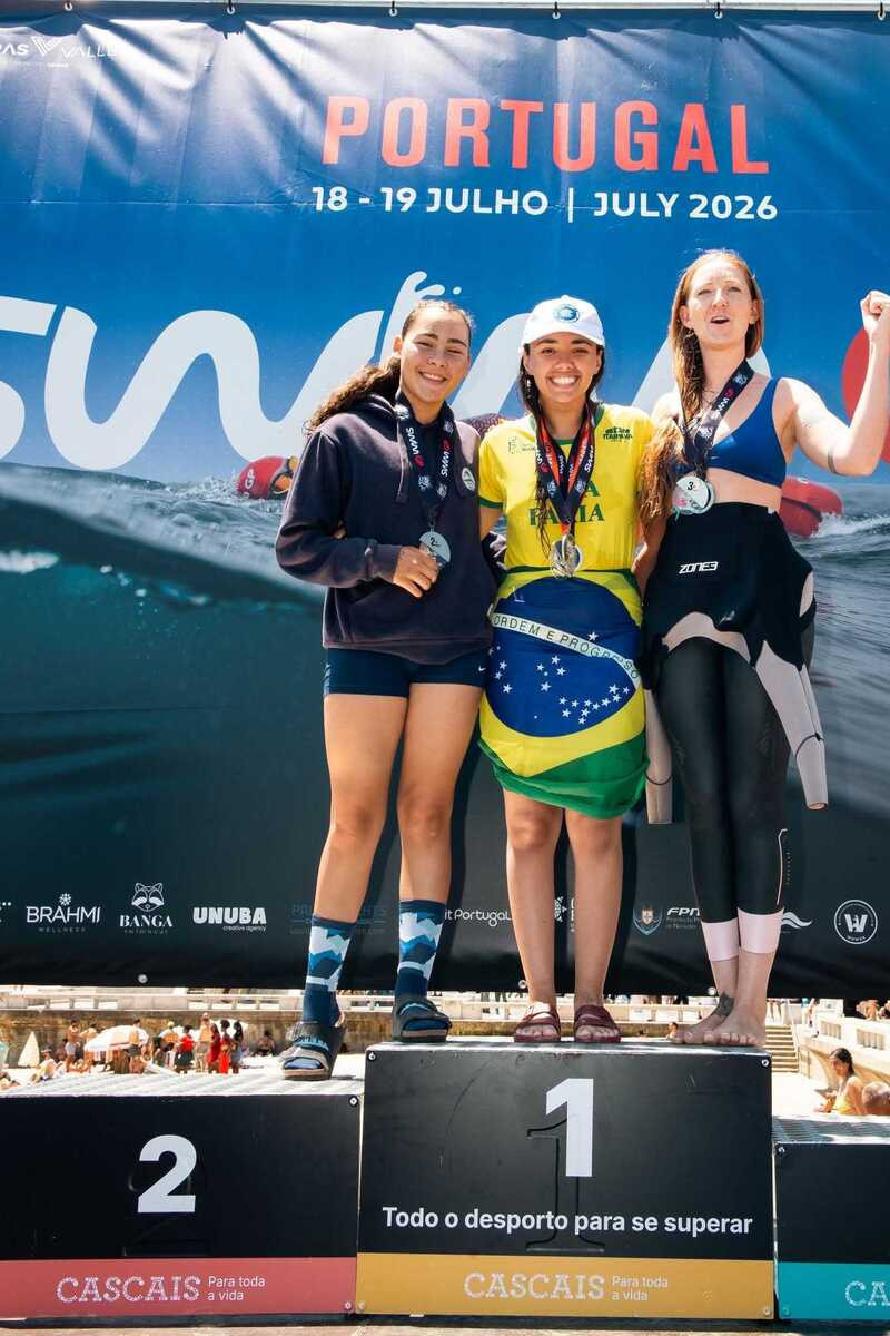 Campe&atilde; em Portugal, atleta cobra apoio
ao esporte