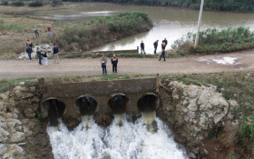 Defesa Civil do Rio Grande do Sul monitora Barragem Santa L&uacute;cia