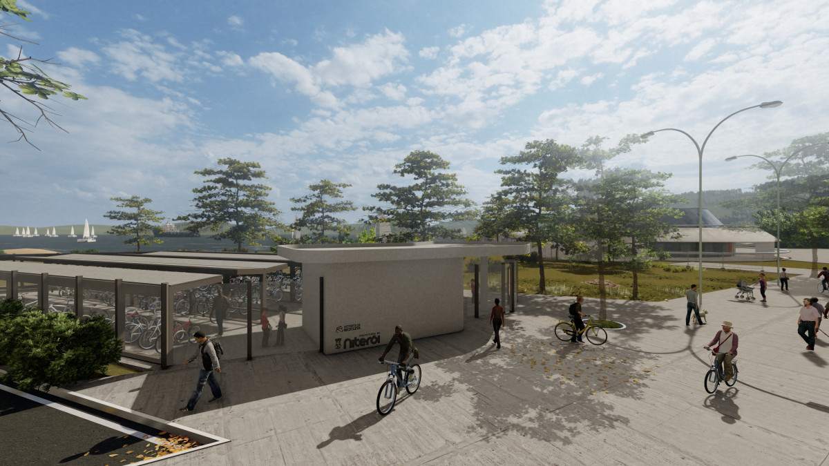 Biciclet&aacute;rio gratuito na esta&ccedil;&atilde;o Charitas