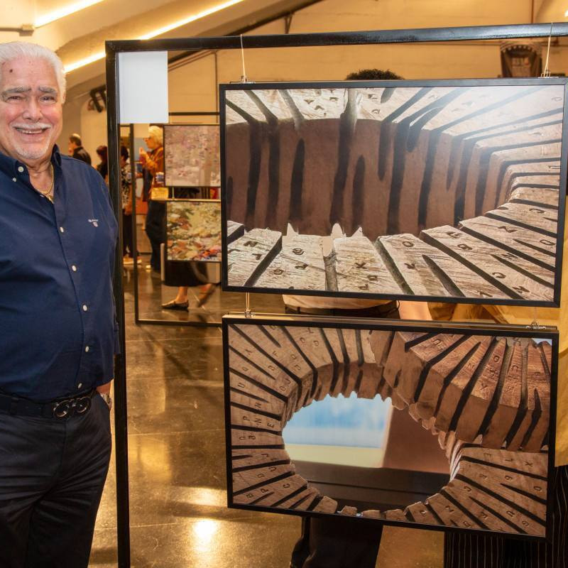 Antonio Carlos Germano e sua arte no Centro de Convivência
