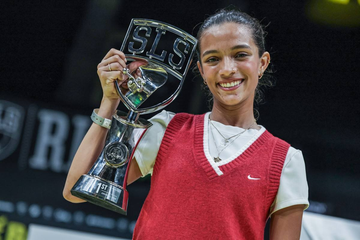 Rayssa Leal e Cordano Russell s&atilde;o os campe&otilde;es do SLS Rio Takeover