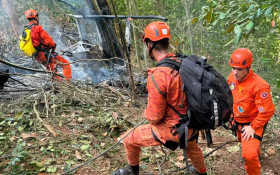 Queda de helic&oacute;ptero na Vista Chinesa deixa quatro mortos