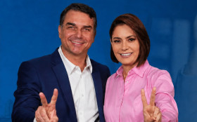 Ap&oacute;s crise no PL, Michelle entra na campanha de Fl&aacute;vio
