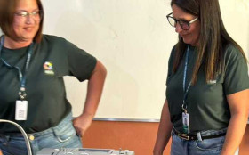 Parceria leva oficina de costura para a comunidade rural de L&iacute;dice