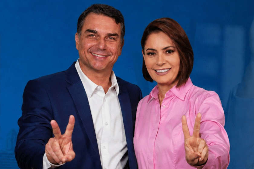 Ap&oacute;s crise no PL, Michelle entra na campanha de Fl&aacute;vio