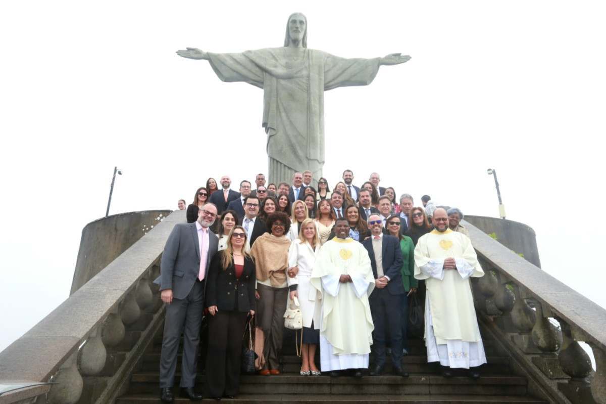 OAB‑RJ celebra o Dia da Advocacia aos p&eacute;s do Cristo Redentor