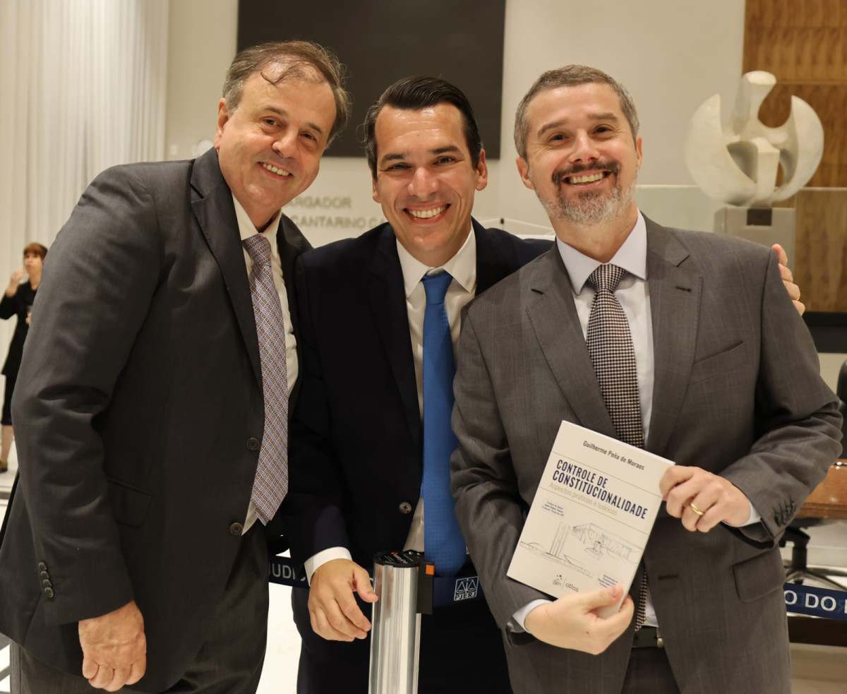 Os desembargadores Luiz Eduardo Canabarro, Guilherme Peña e Eduardo Biondi