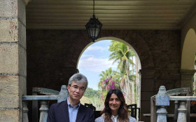 Katia Miki recebe c&ocirc;nsul do Jap&atilde;o em visita diplom&aacute;tica a B. do Pira&iacute;