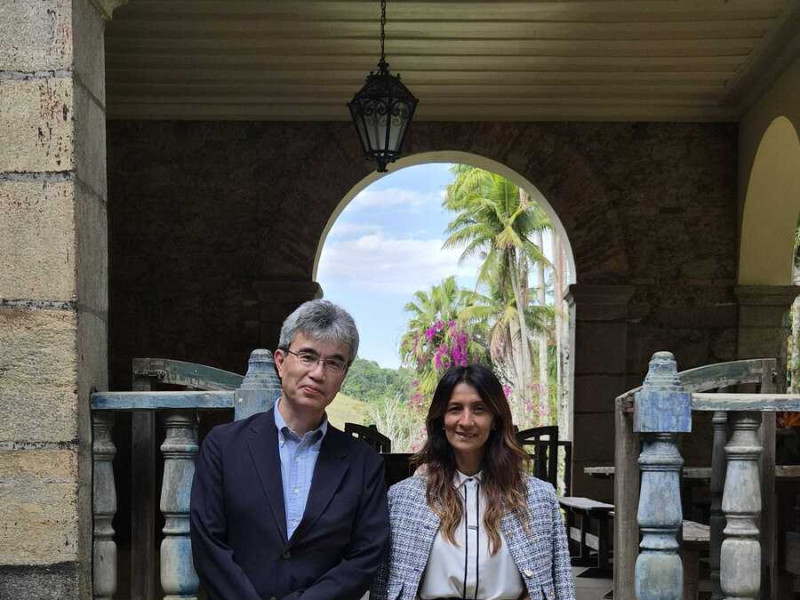 Katia Miki recebe c&ocirc;nsul do Jap&atilde;o em visita diplom&aacute;tica a B. do Pira&iacute;
