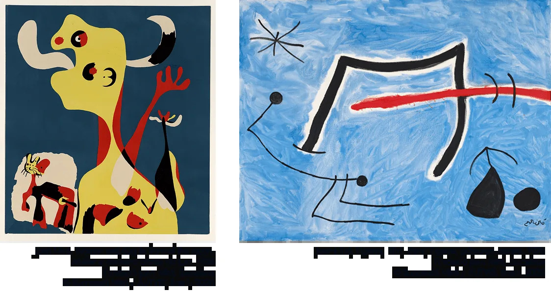 Exposição de Miró: em cartaz até o dia 12 de outubro