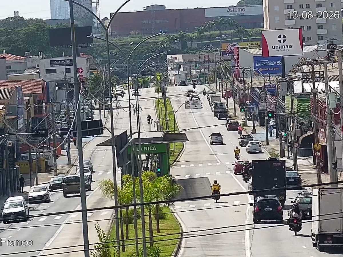 Duas avenidas somam quase 60% das infra&ccedil;&otilde;es de tr&acirc;nsito