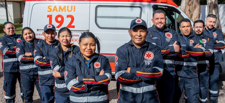 SAMU Ind&iacute;gena reduz de 15 para 6 minutos tempo‑resposta