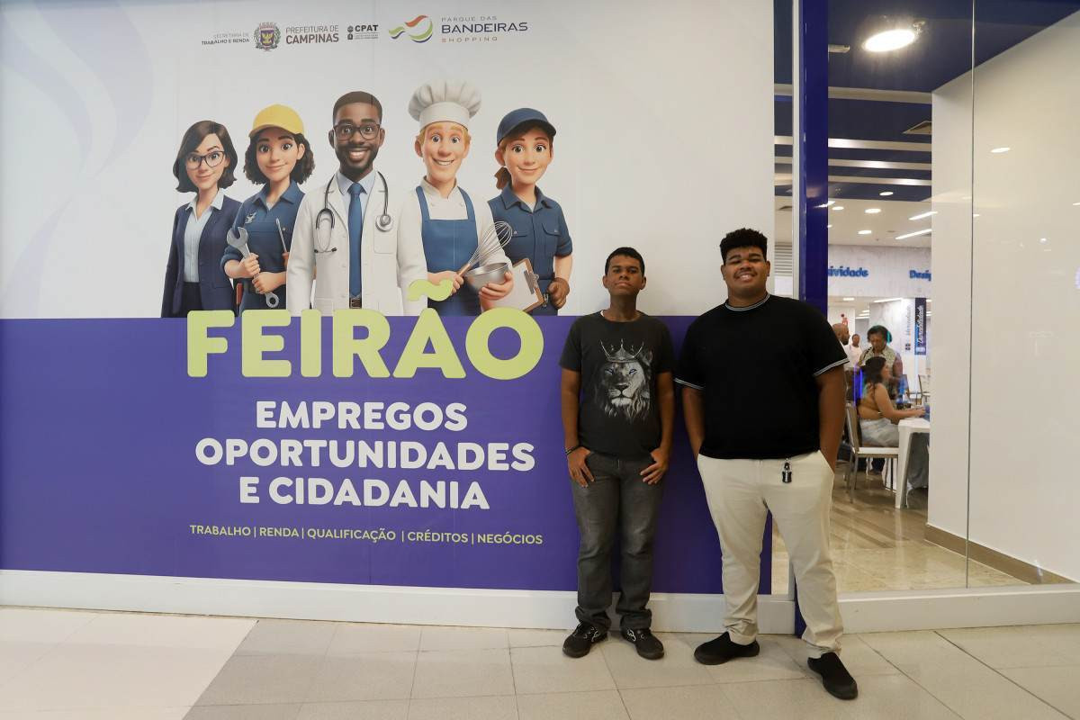Campinas faz feir&atilde;o com mais de mil vagas para jovens