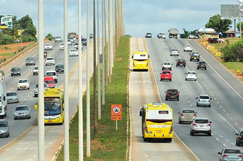 DF: corredor do BRT Sul &eacute; liberado para taxistas