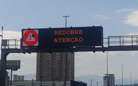 Obras na subida da Serra restringem caminh&otilde;es at&eacute; o dia 03 de setembro