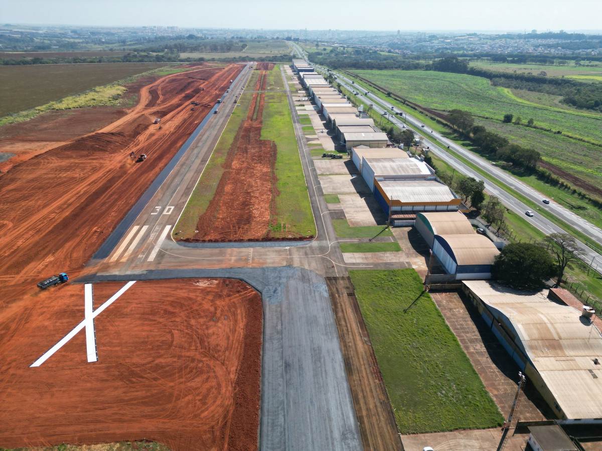 Interven&ccedil;&atilde;o no Aeroporto de Americana entra em nova fase