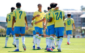 Sele&ccedil;&atilde;o Brasileira Sub‑17 vence Venezuela por 2x1 em amistoso na Granja Comary
