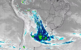 Ciclone extratropical deve provocar temporais e derrubar temperaturas no Sul