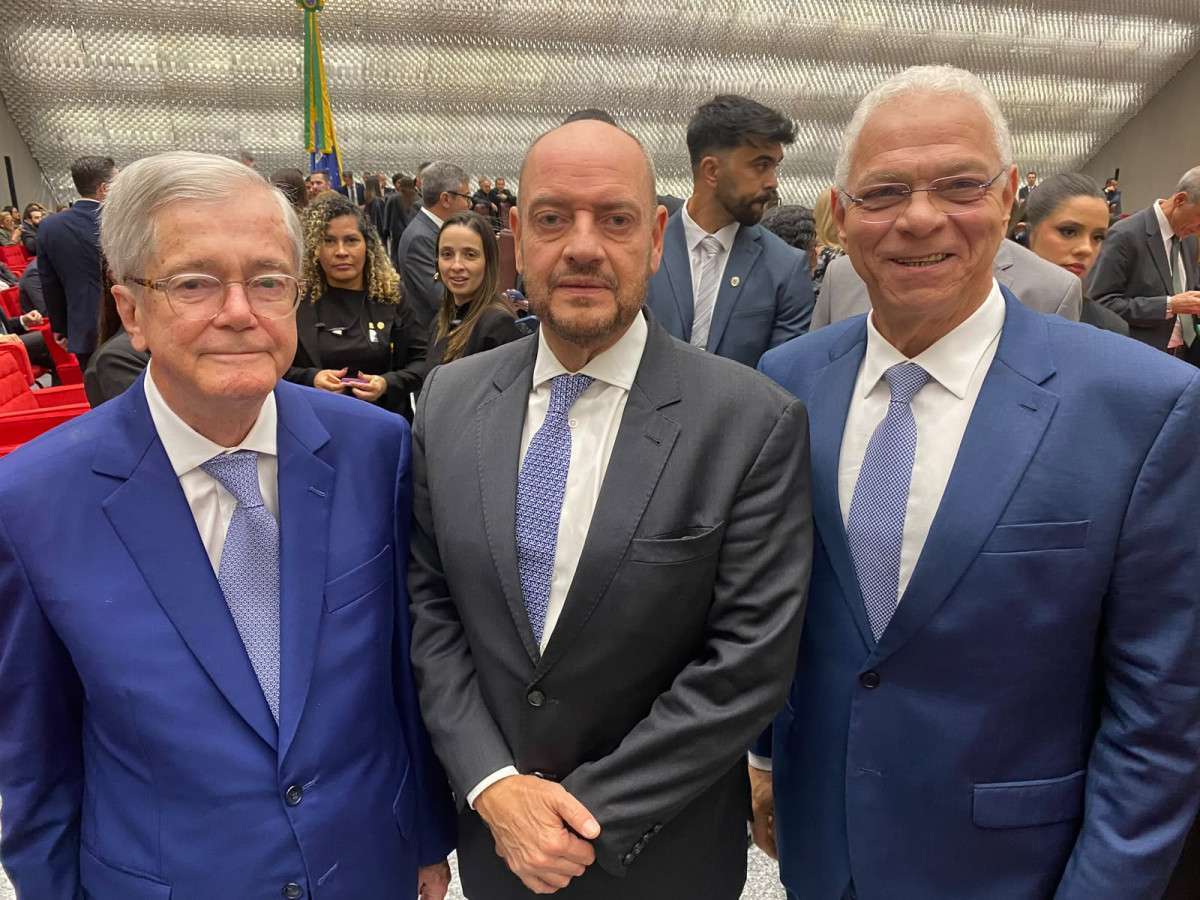O governador do Rio e presidente do TJRJ, desembargador Ricardo Couto