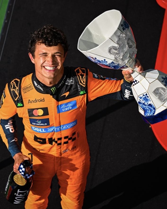 Lando Norris vence GP da Holanda em corrida emocionante