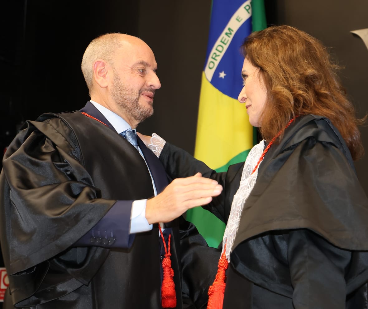 O desembargador Ricardo Couto  e a desembargadora Roseli Nalin