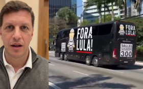 TRE manda Salles retirar propaganda em &ocirc;nibus com 'Fora Lula'