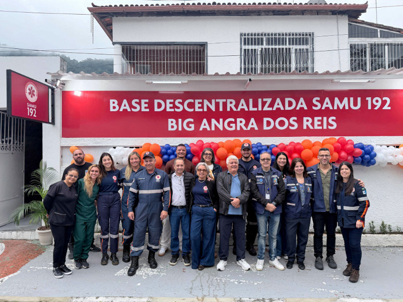 Nova base do SAMU em Angra amplia atendimentos