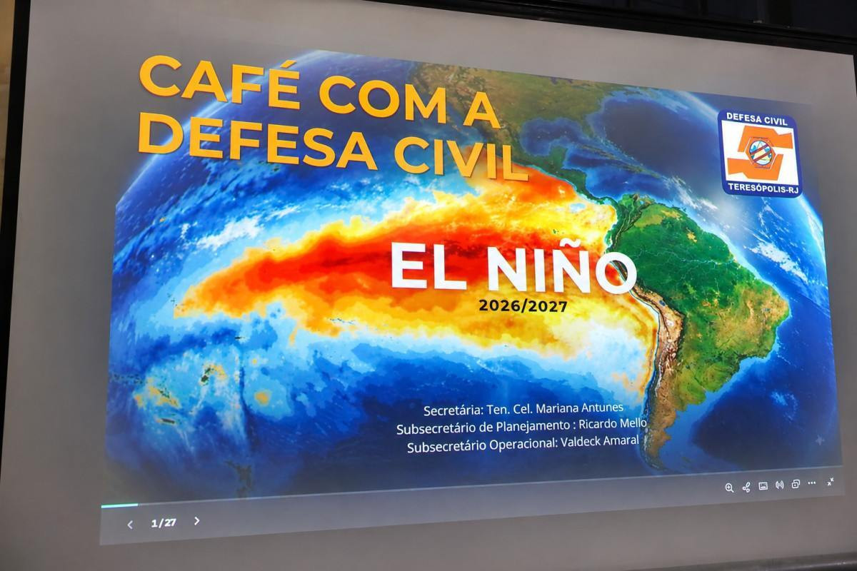 Defesa Civil de Teres&oacute;polis amplia a&ccedil;&otilde;es para enfrentar El Ni&ntilde;o