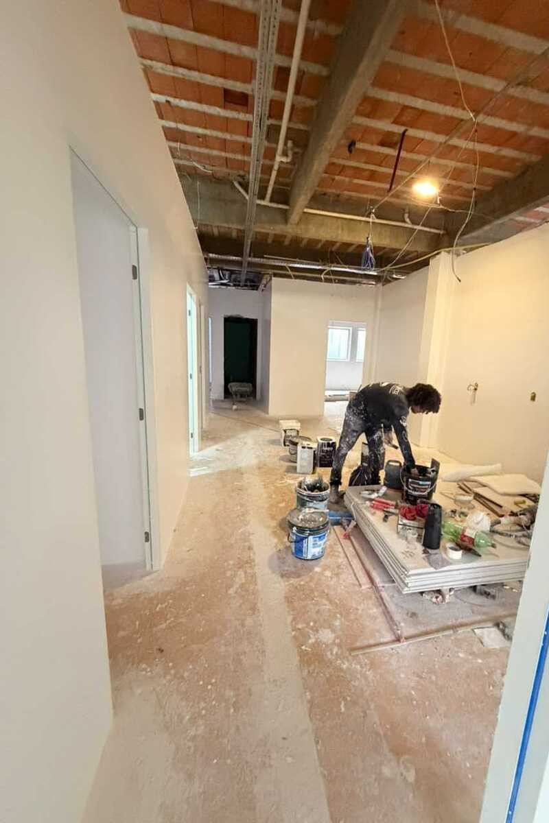 Constru&ccedil;&atilde;o do novo Banco de Sangue entra na fase de pintura