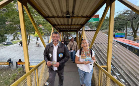 Jari e Helo&iacute;sa Helena cumprem agenda de campanha em V. Redonda