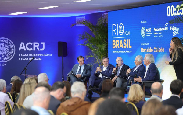ACRJ, Fecom&eacute;rcio RJ e Firjan promovem encontro com Ronaldo Caiado
